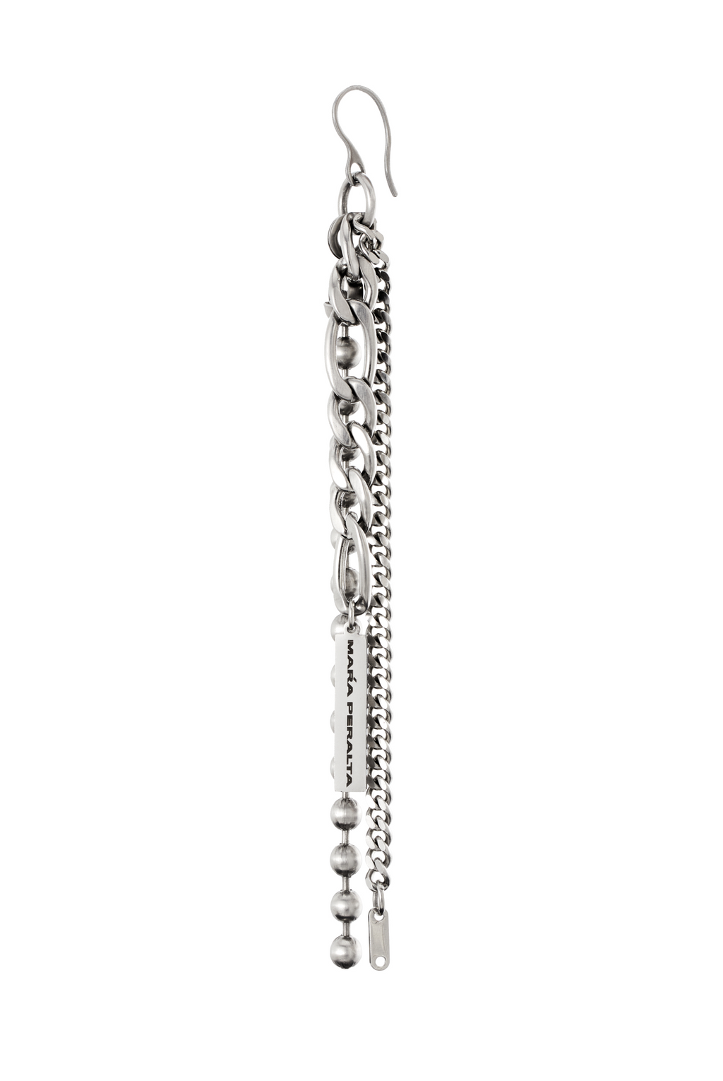 Ball Chain + Links Hook Earring