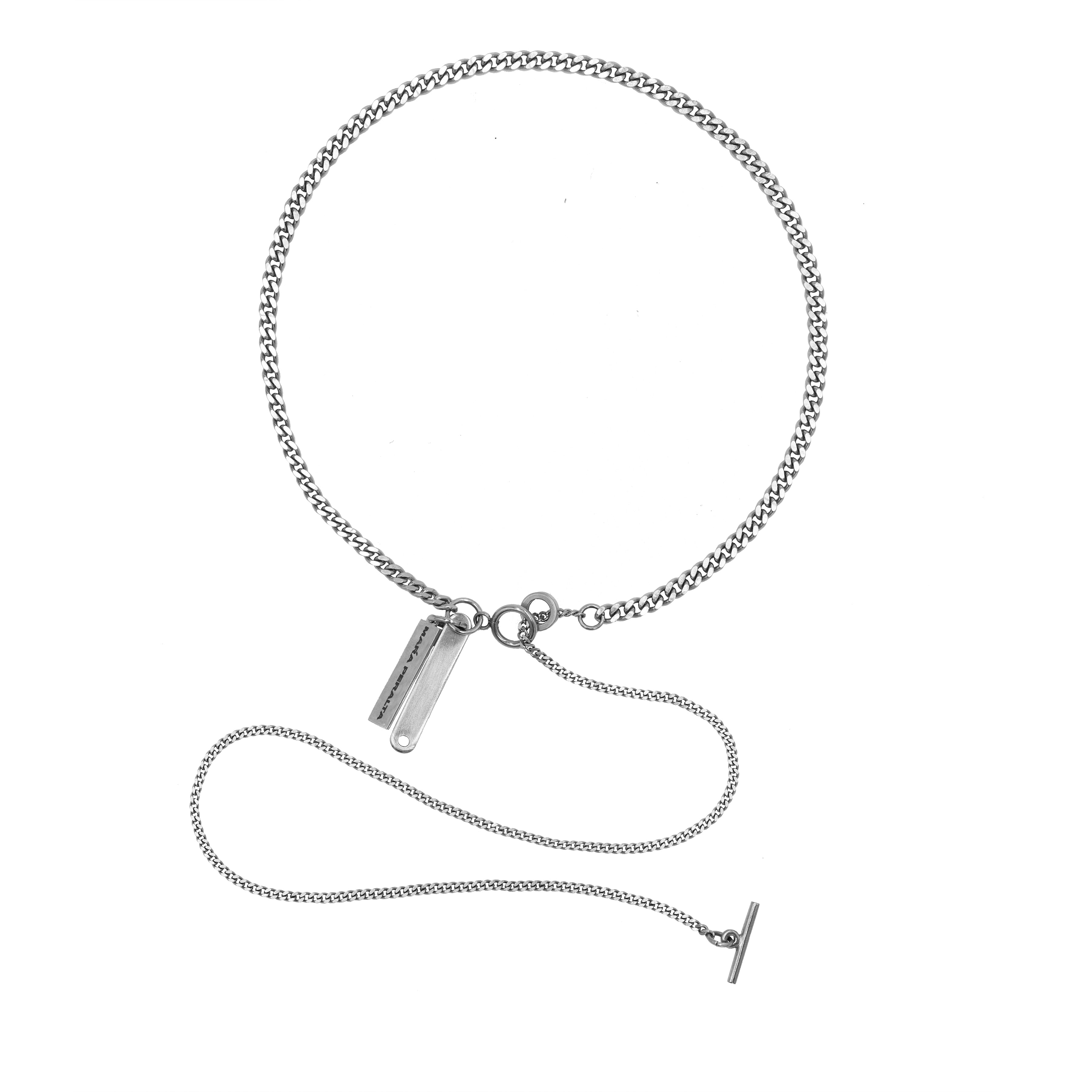 Curb Chain Link Necklace | Curb Link Chain | Maŕa Peralta Studio