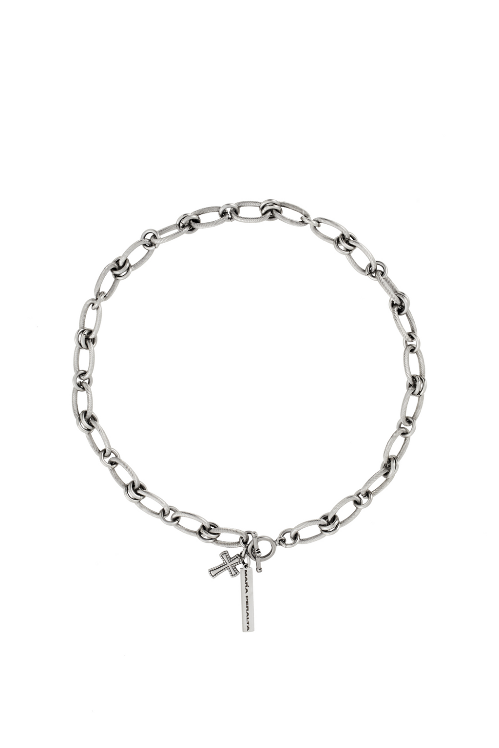 Textured Link Necklace