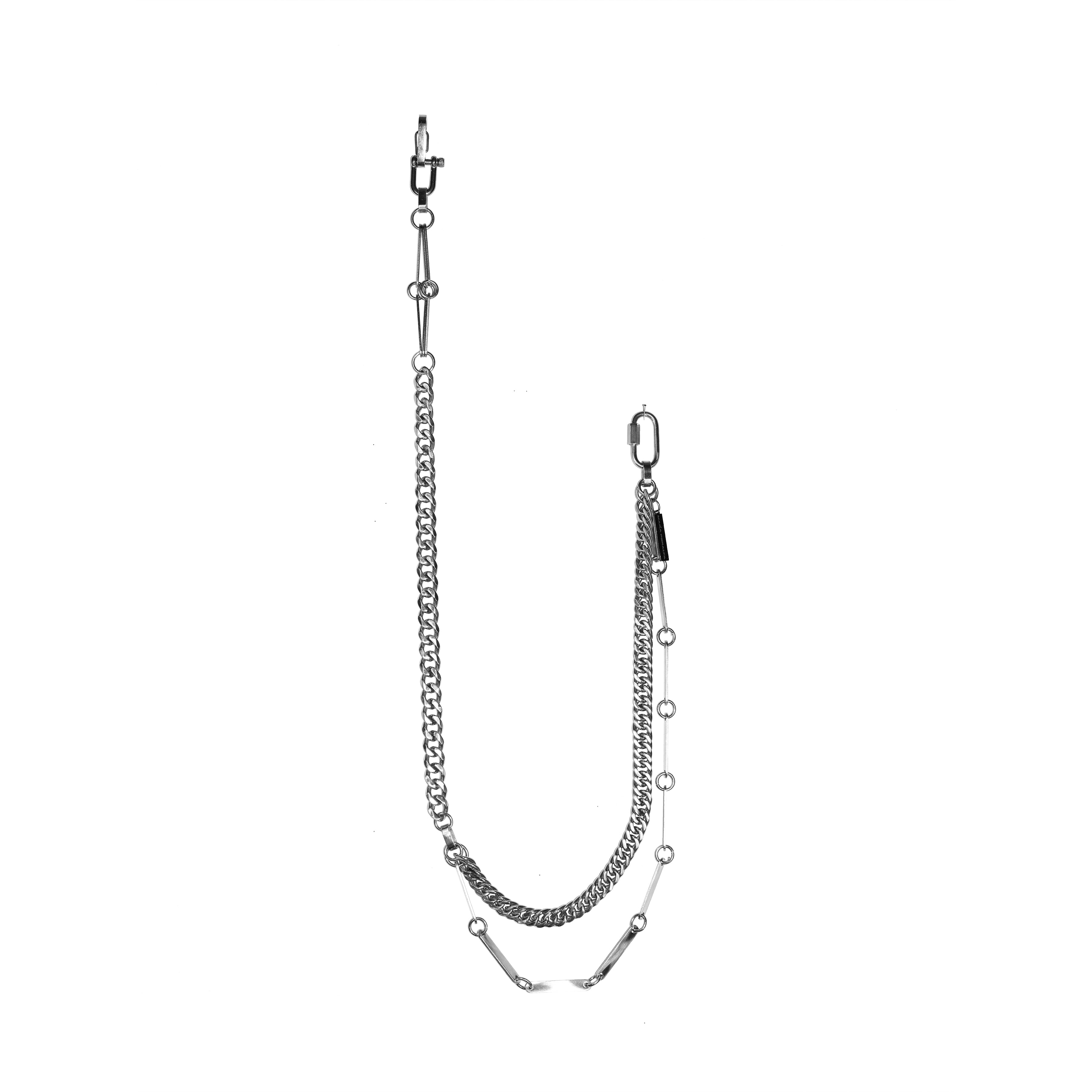 Custom Cuban Link Utility Belt |Plate Dangle Belt|Maŕa Peralta Studio