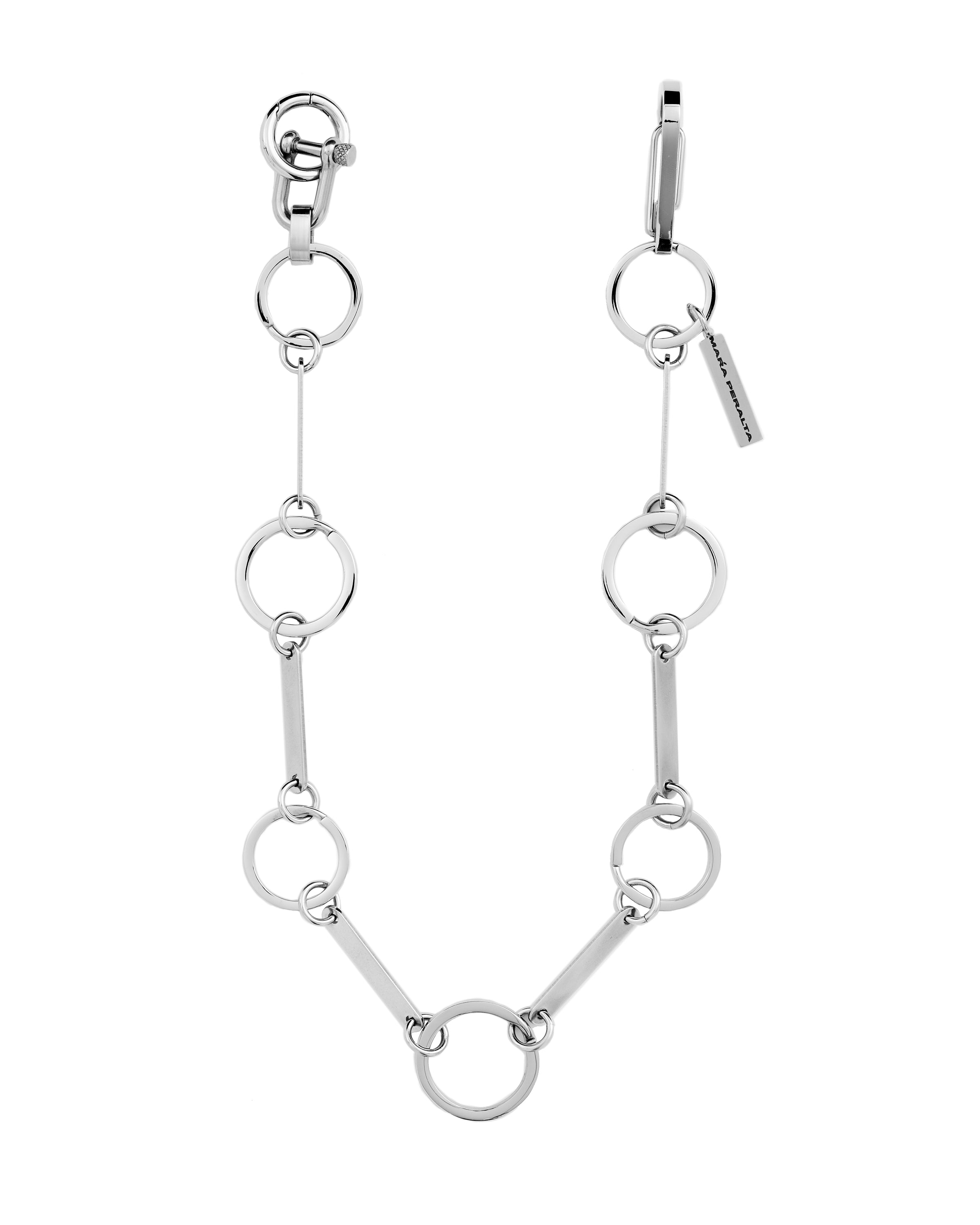 Hoop Wallet Chain | Screw Lock Chain for Wallet | Maŕa Peralta Studio