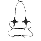 Leather Cross Bra - LAGREV