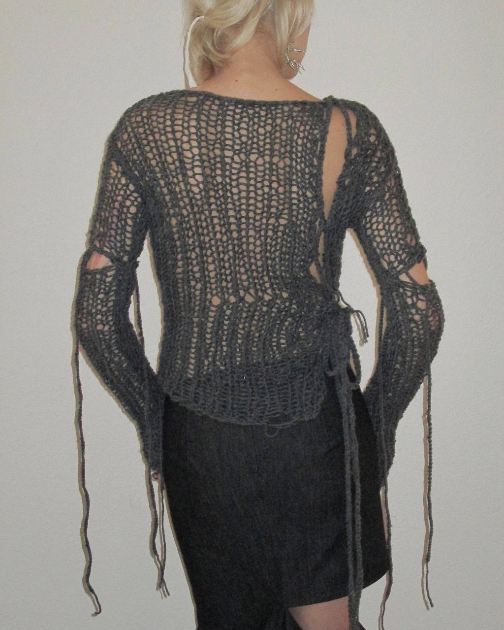 Tied Parts Sweater - Moveslowfast