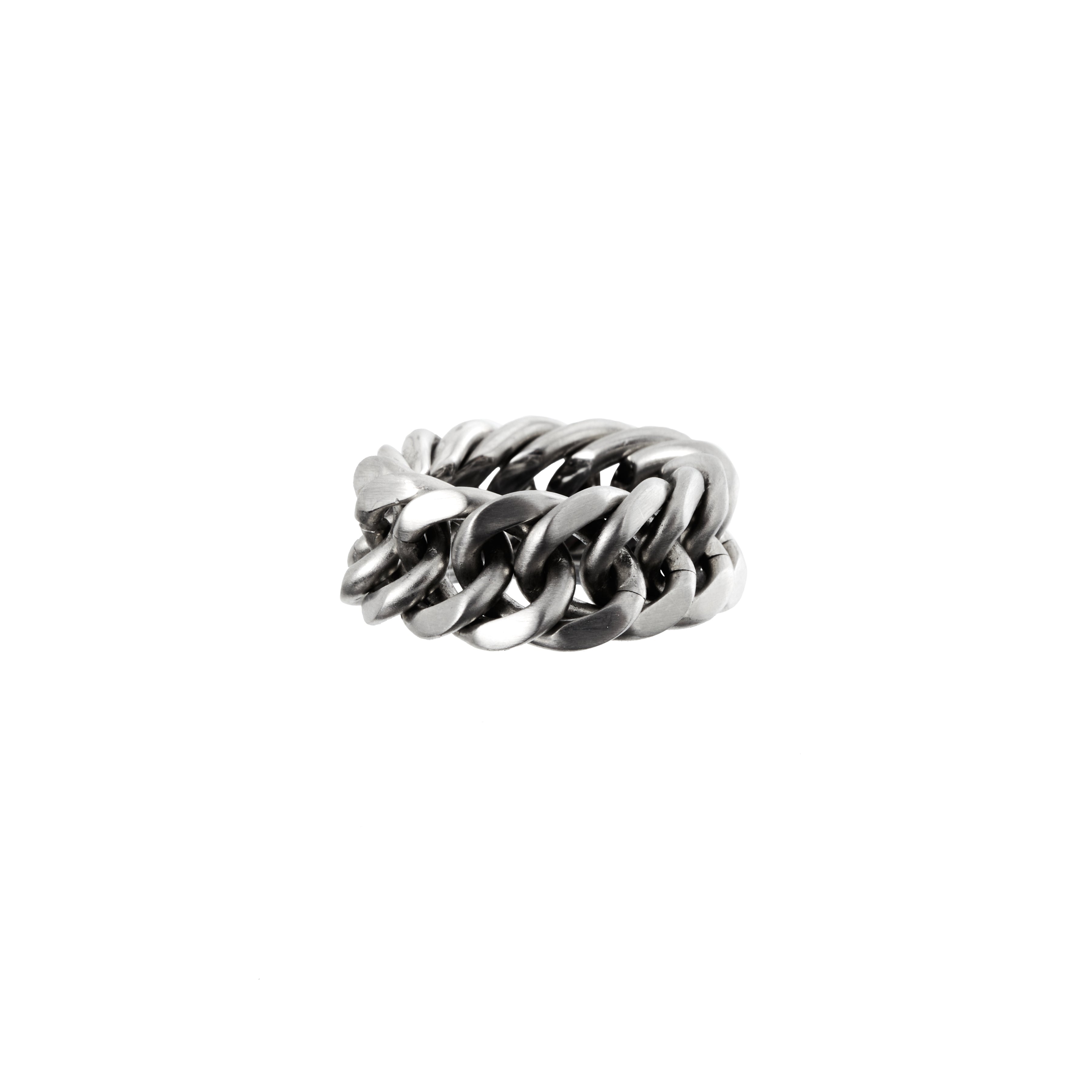 Classic XL Cuban Chain Ring | XL Cuban Chain Ring|Maŕa Peralta Studio