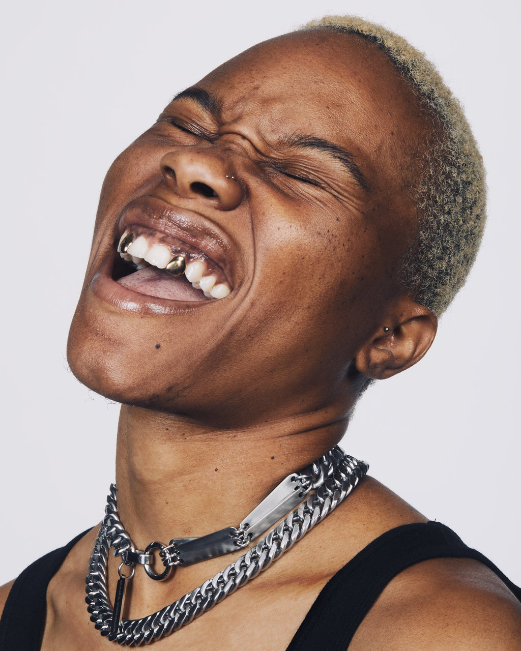 Cuban Choker Link Necklace | Link Chain Necklace |Maŕa Peralta Studio