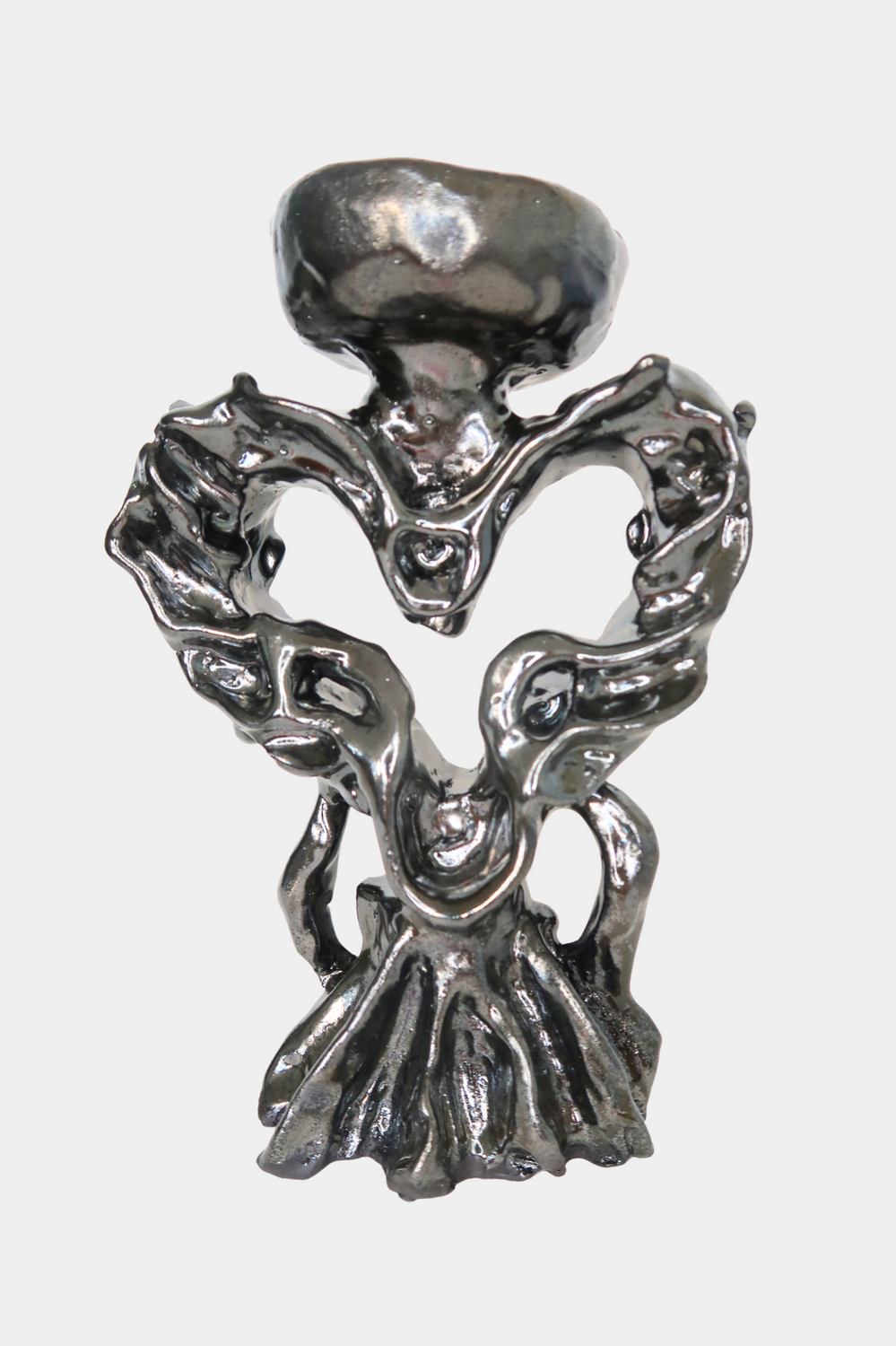 Metal Heart Candleholder