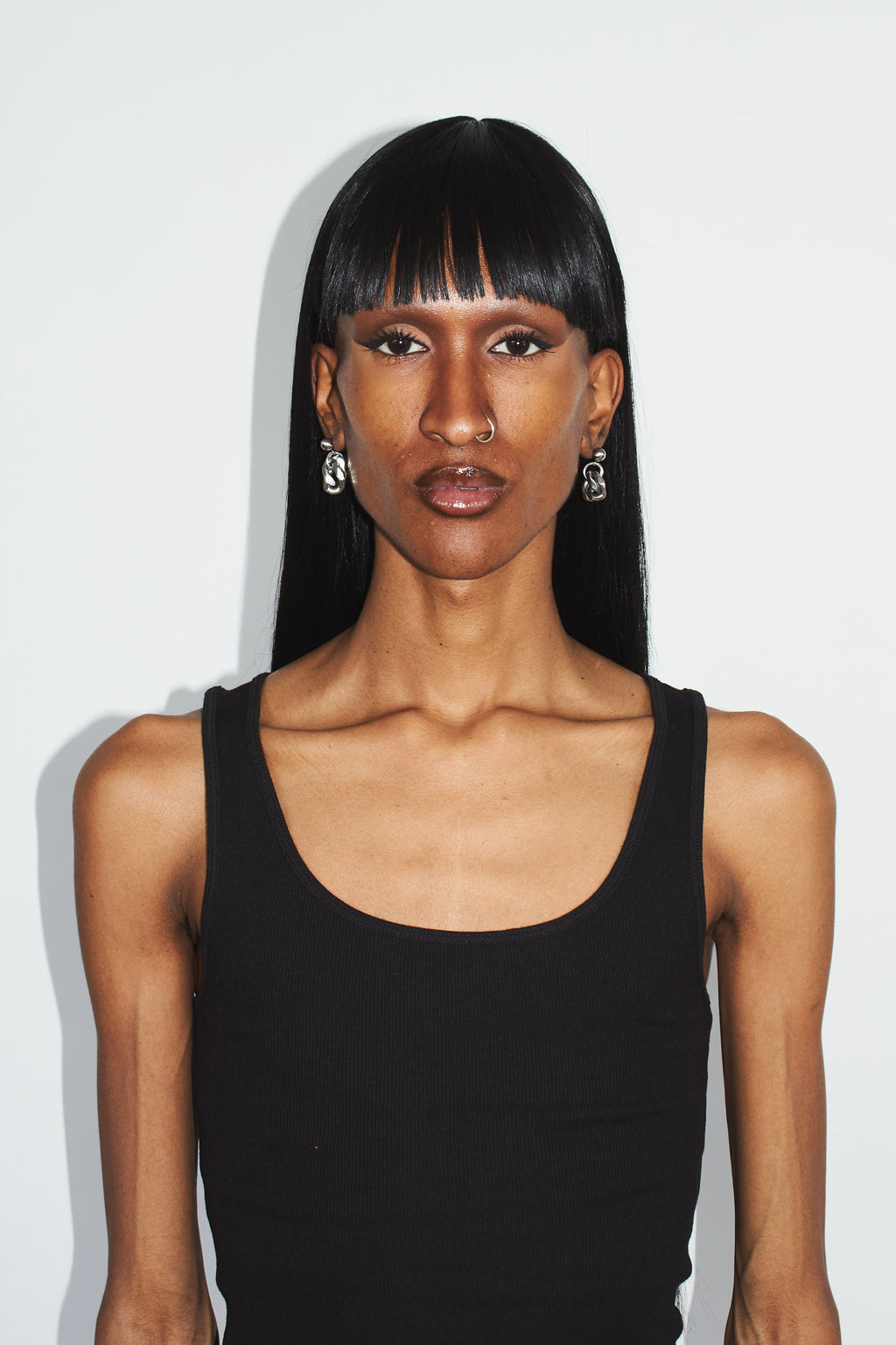 Curb Chain Link Stud | Curb Chain Studs | Maŕa Peralta Studio