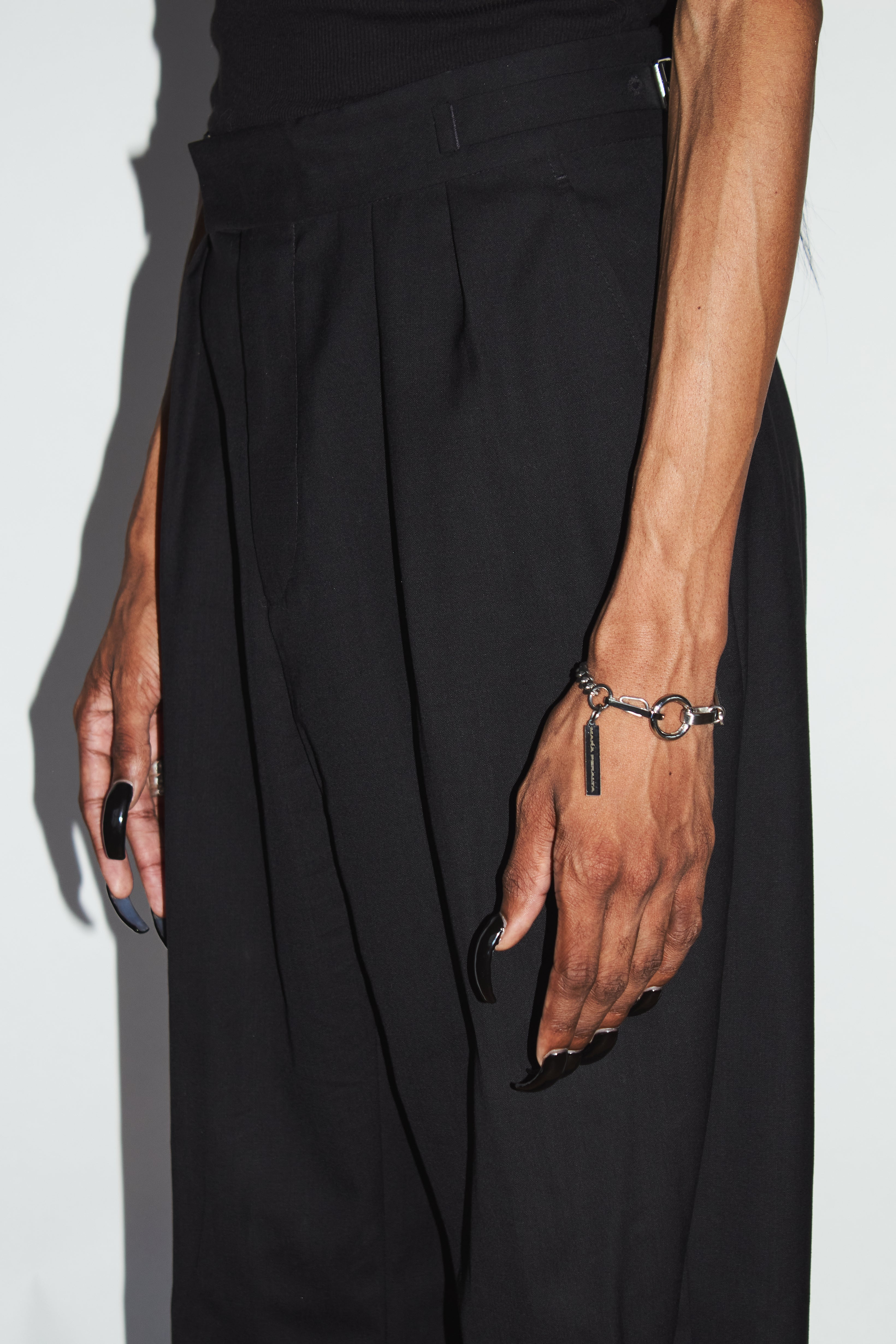 Curb Chain + Plate Bracelet