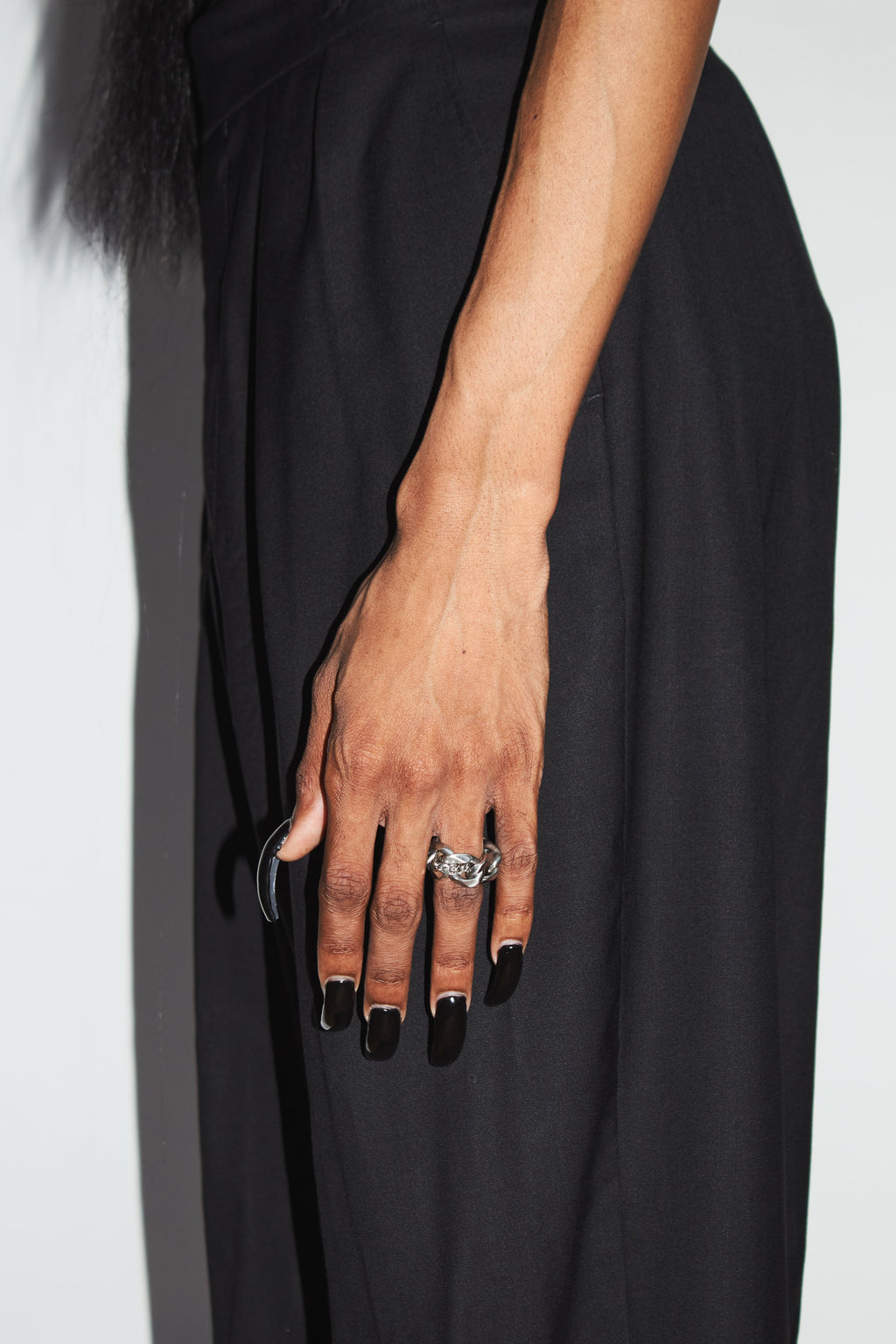 Curb Chain Ring X2 | Curb Chain Ring | Maŕa Peralta Studio