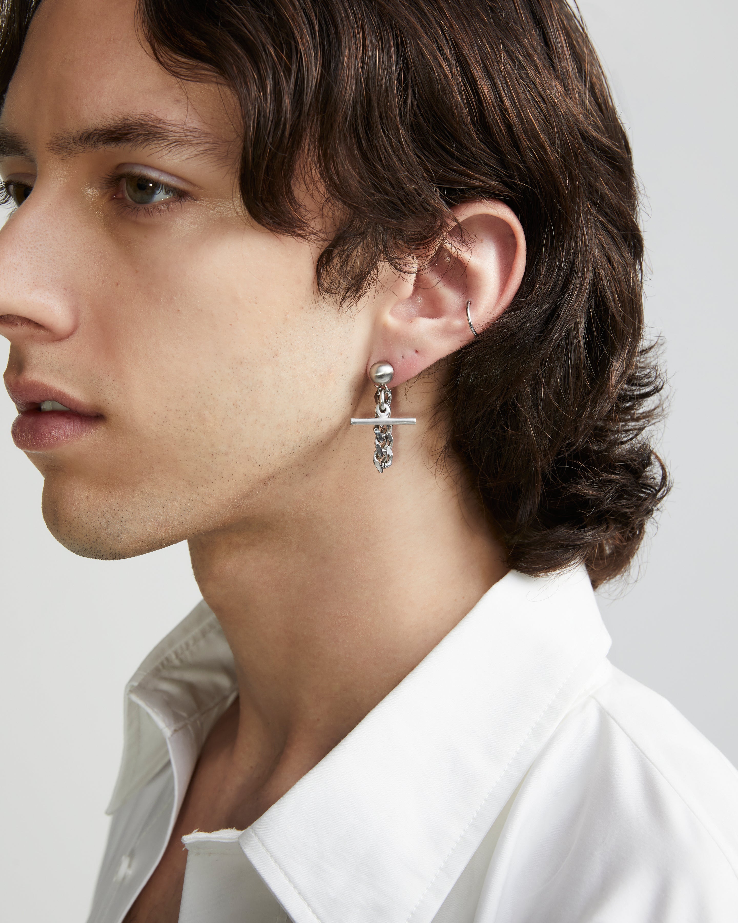 Ball Stud Earring | Silver Ball Earrings | Maŕa Peralta Studio