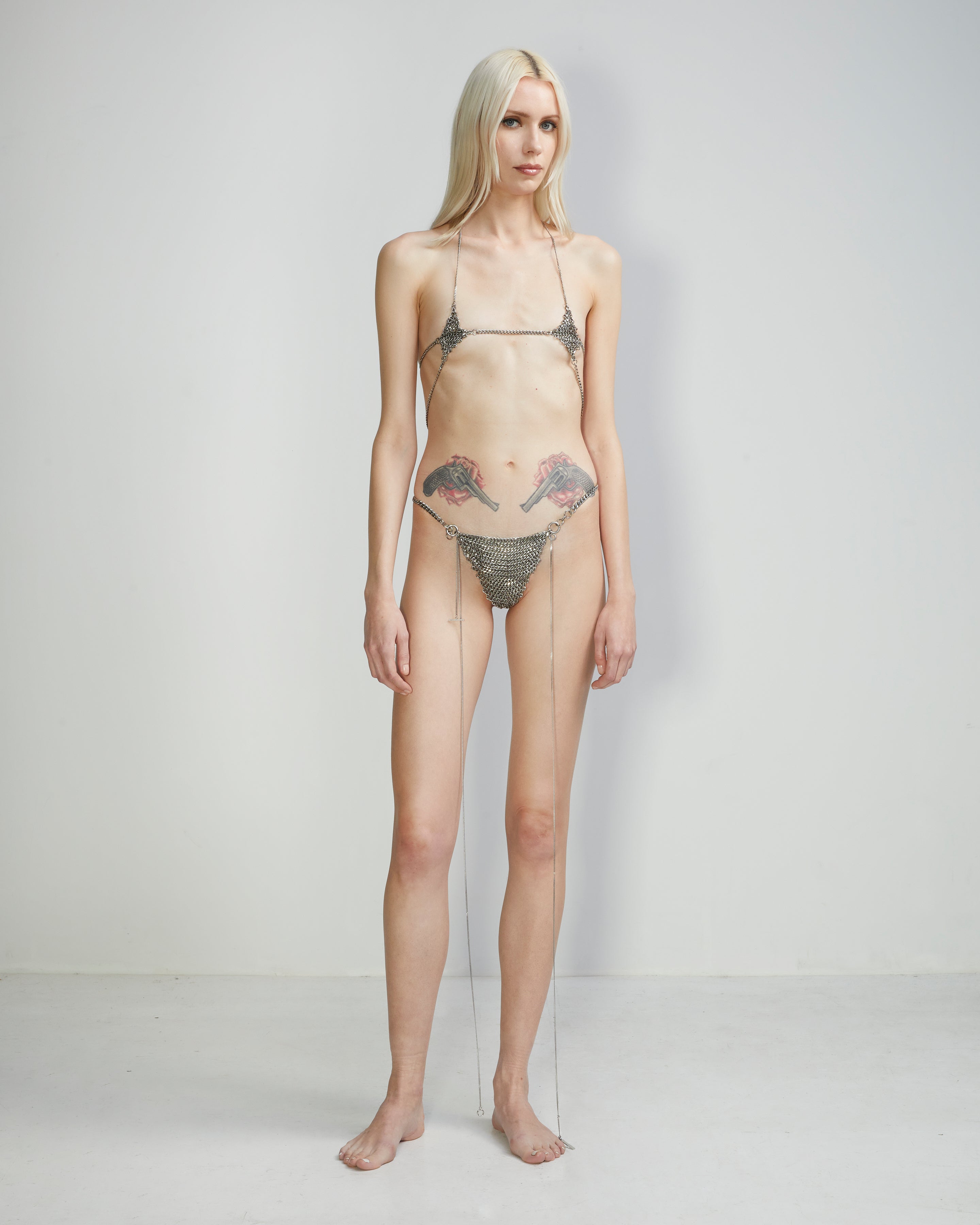 Chain Thong with Clasp Ring | Chain Thong | Maŕa Peralta Studio