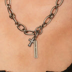 Textured Link Necklace