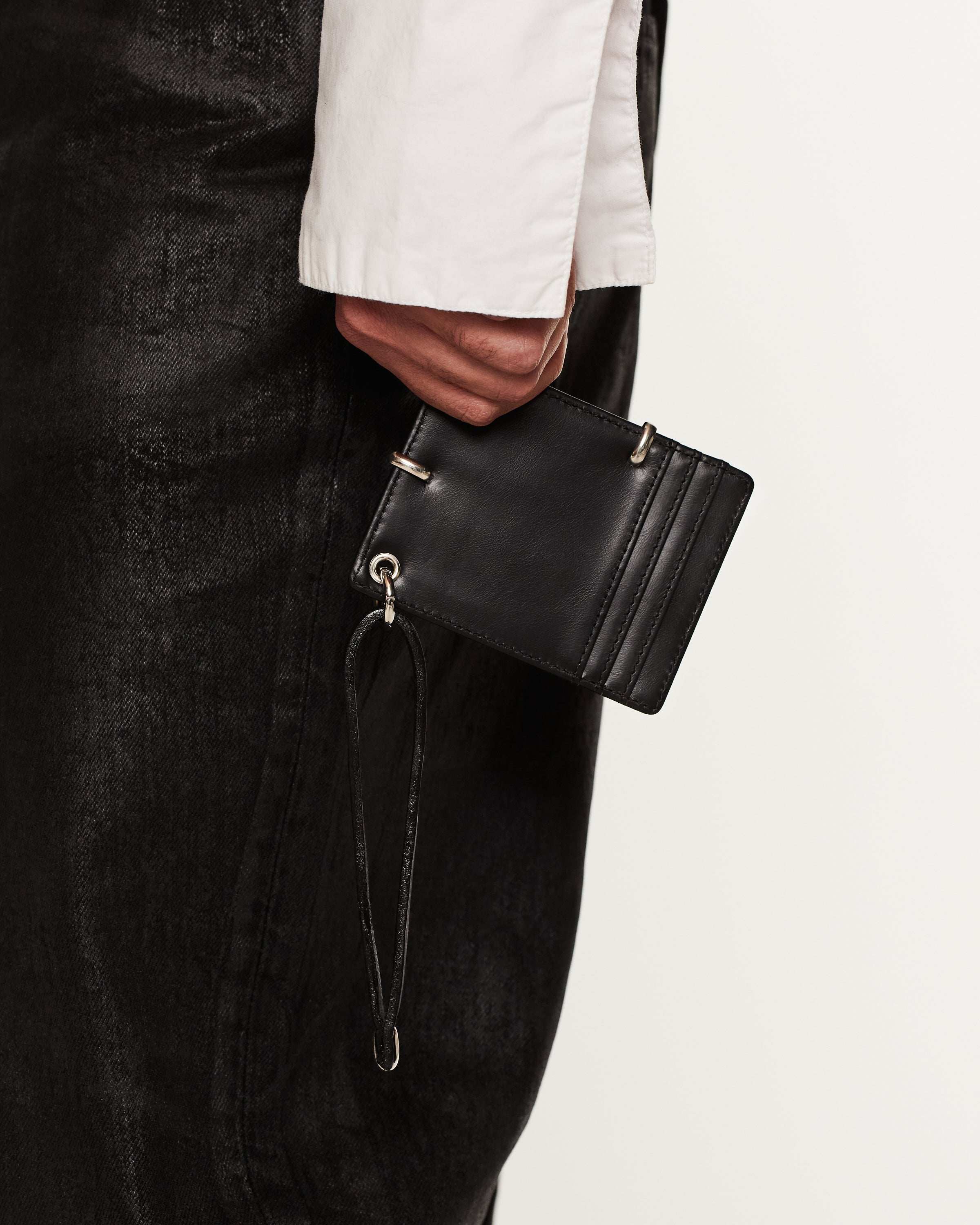 Metaled Leather ID Cardholder