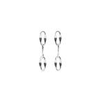 Silver Elsewhere Chain Earrings - LAGREV