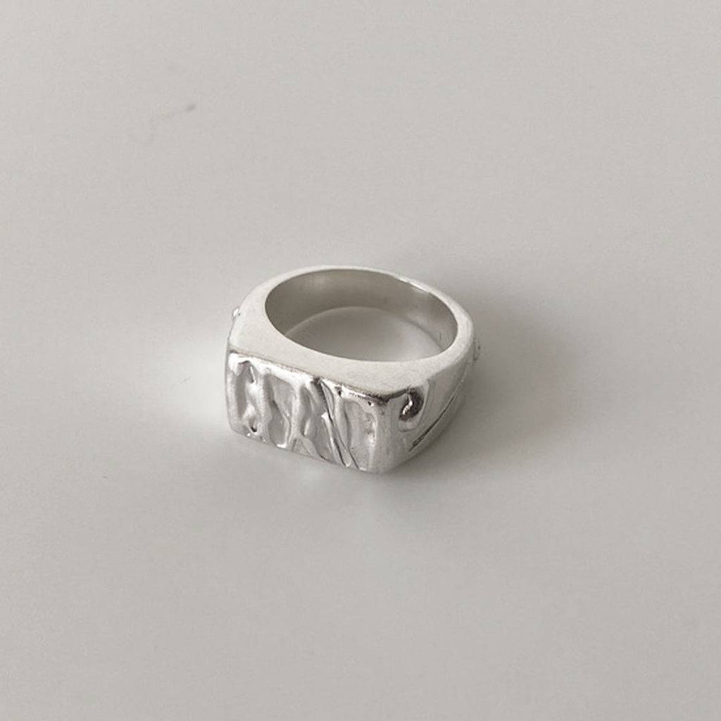 Molten Signet Ring (NHS XRAY SILVER) - MVESLW-FST