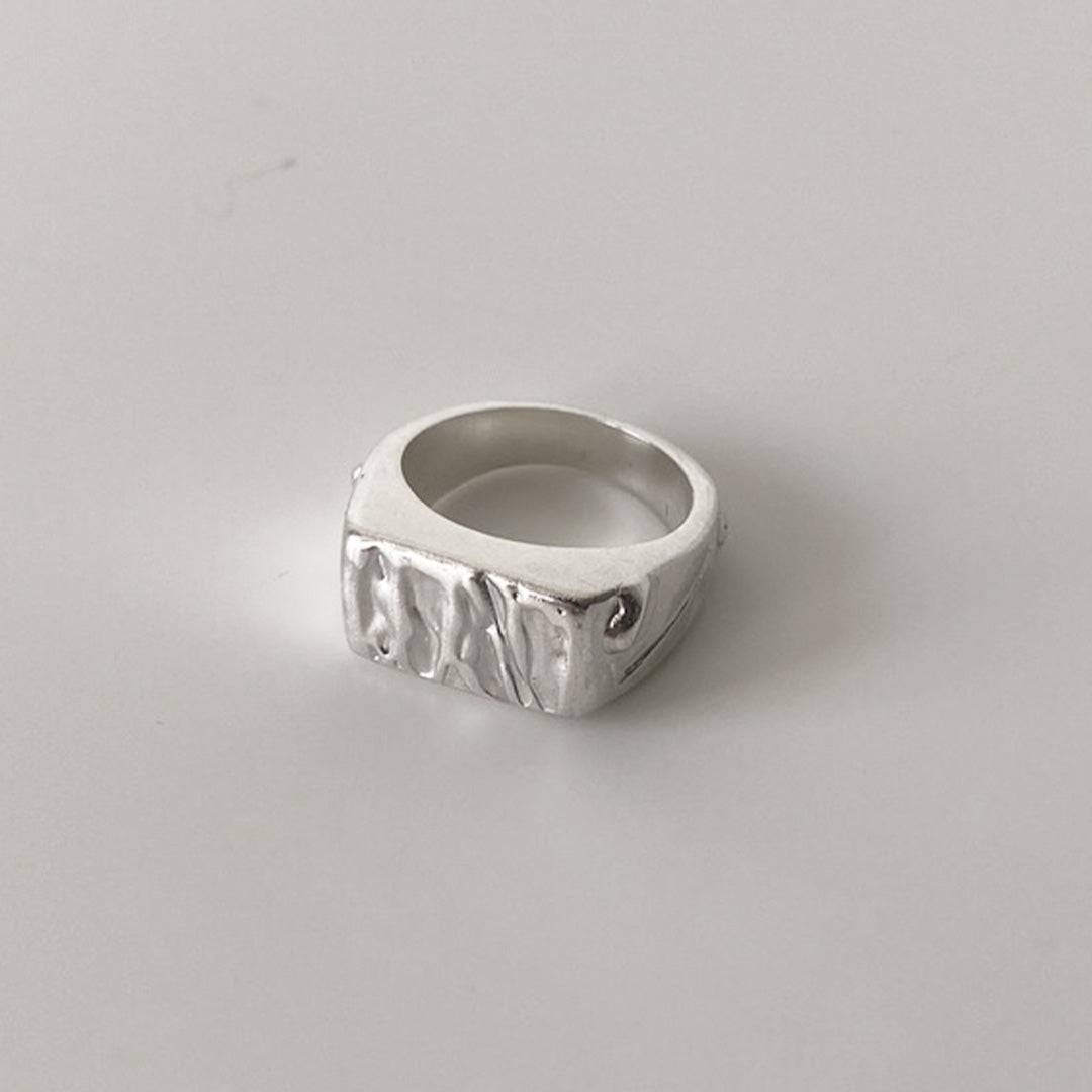 Molten Signet Ring (NHS XRAY SILVER) - MVESLW-FST
