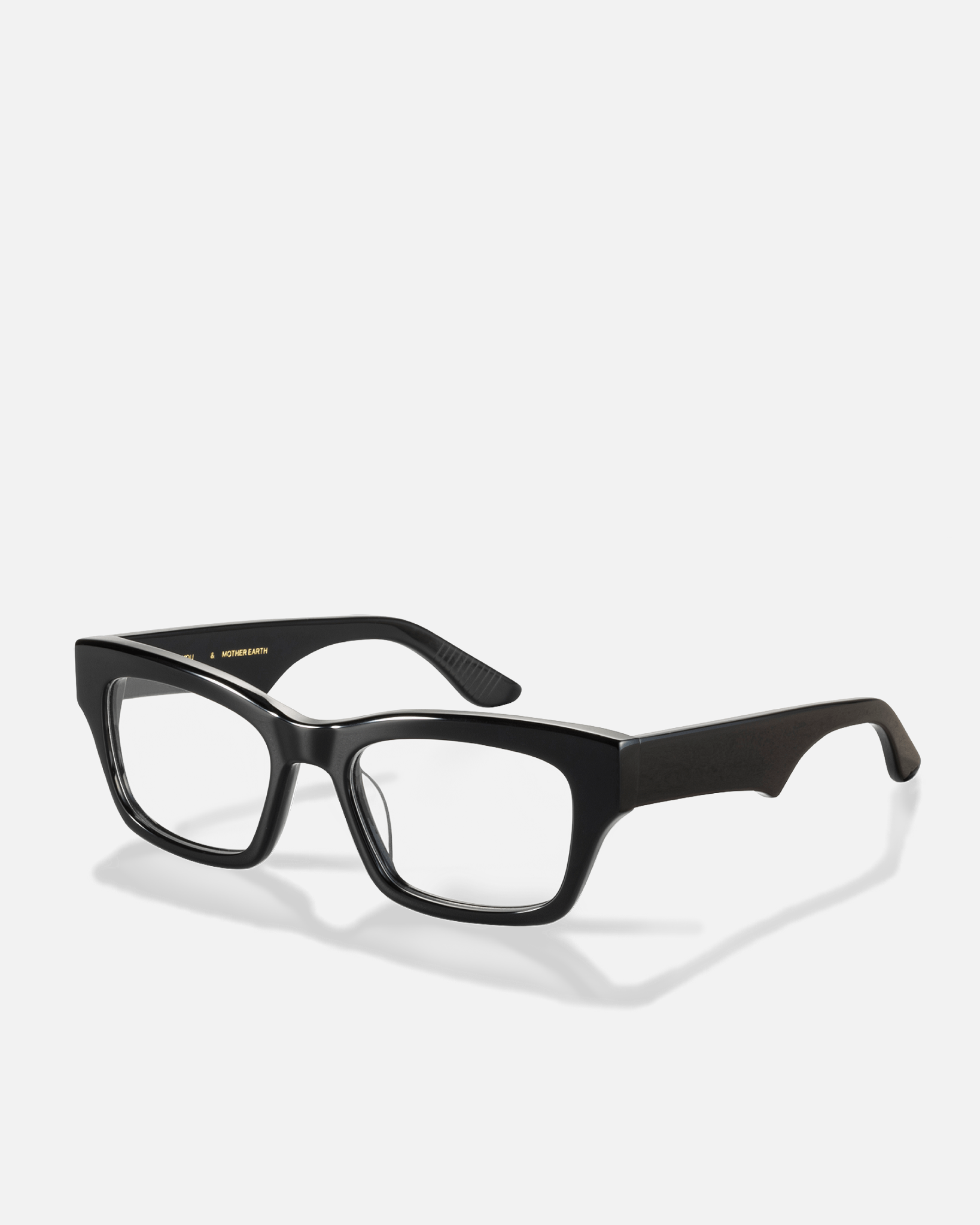 AUBERGINE Bio-Acetate Wayfarer Frame Sunglasses for Men & Women | Black | Sunnies Collection | OLLU