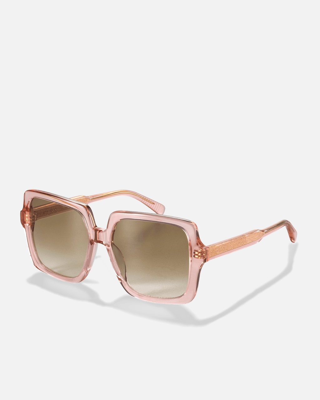 CHERRY Bio-Acetate Square Frame Sunglasses for Men & Women | Blush (Pink) | Sunnies Collection | OLLU