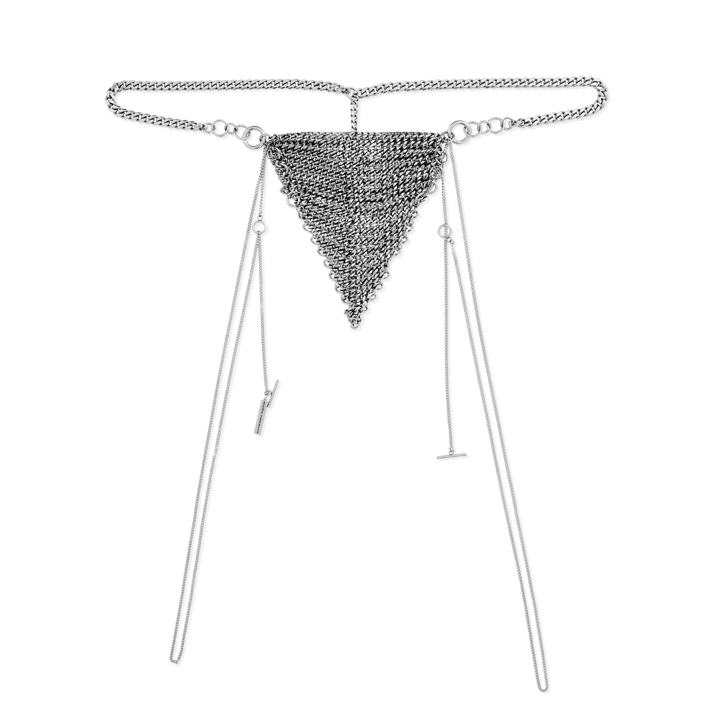Chain Thong with Clasp Ring | Chain Thong | Maŕa Peralta Studio